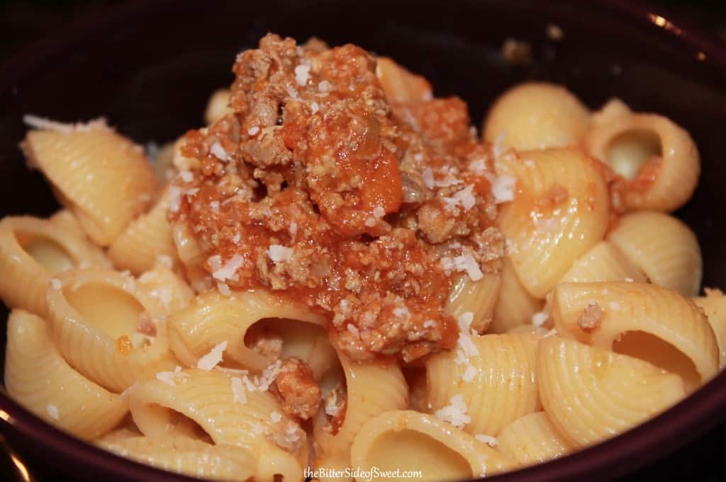 Pasta with Ragu via thebittersideofsweet Pasta with Ragu