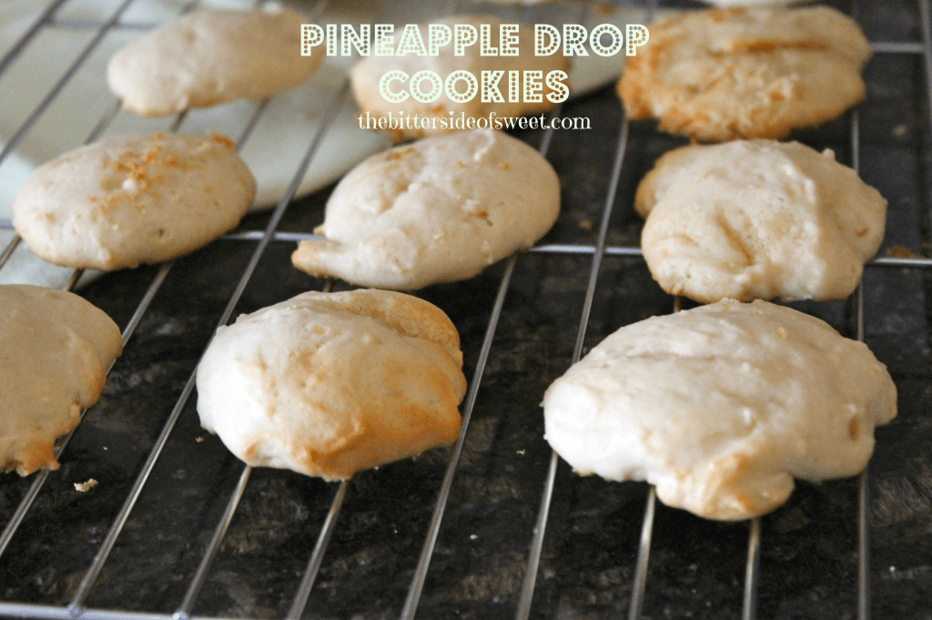 Pineapple Drop Cookies via thebittersideofsweet.com Pineapple Drop Cookies