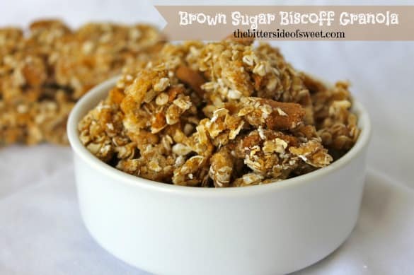 Brown Sugar Biscoff Granola by thebittersideofsweet.com Brown Sugar Biscoff Granola by thebittersideofsweet.com
