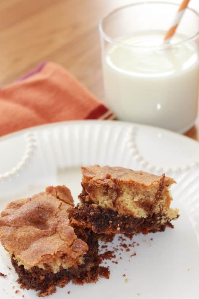 Chocolate Butterscotch Brownies via thebittersideofsweet.com Chocolate Butterscotch Brownies via thebittersideofsweet.com