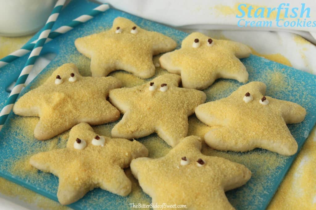 Starfish Cream Cookies viathebittersideofsweet Starfish Cream Cookies