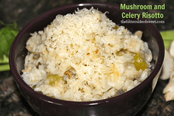 Mushroom and Celery Risotto-thebittersideofsweet Mushroom and Celery Risotto