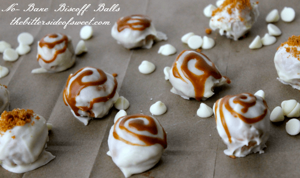 No-Bake Biscoff Balls by www.thebittersideofsweet.com No-Bake Biscoff Balls by www.thebittersideofsweet.com
