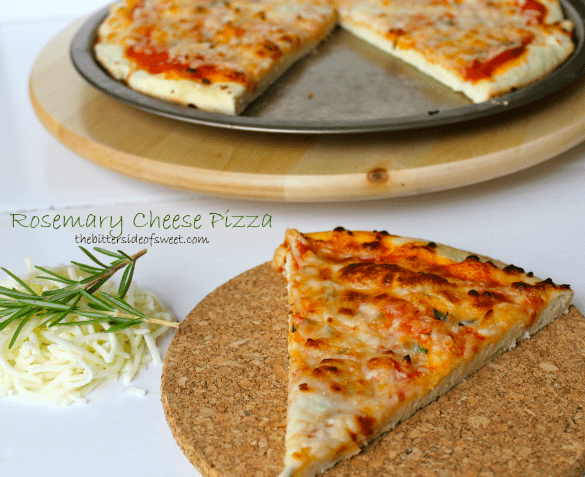 Rosemary Cheese Pizza | thebittersideofsweet.com #pizza #redstar #dinner #cheese #rosemary Rosemary Cheese Pizza | thebittersideofsweet.com #pizza #redstar #dinner #cheese #rosemary