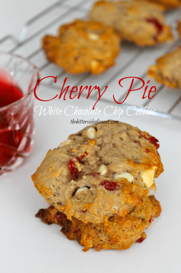 Cherry Pie White Chocolate Chip Cookies