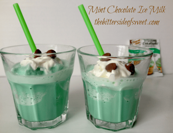 Milk Chocolate Ice Milk | thebittersideofsweet.com #milk #drinks #mintchocolate #frostingcreations Milk Chocolate Ice Milk | thebittersideofsweet.com #milk #drinks #mintchocolate #frostingcreations