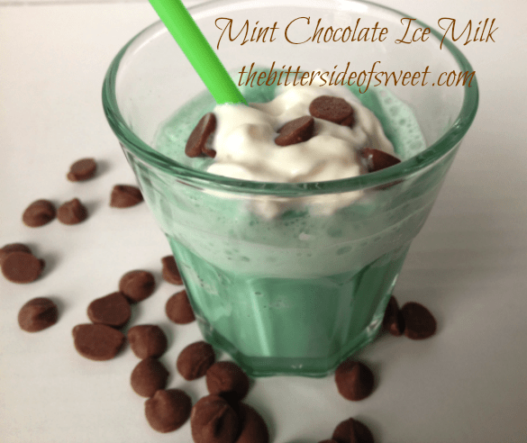 Milk Chocolate Ice Milk | thebittersideofsweet.com #milk #drinks #mintchocolate #frostingcreations Milk Chocolate Ice Milk | thebittersideofsweet.com #milk #drinks #mintchocolate #frostingcreations