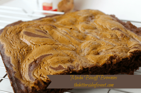 Mocha Biscoff Brownies | thebittersideofsweet.com #frostingcreations #brownies #biscoff#tastereal Mocha Biscoff Brownies | thebittersideofsweet.com #frostingcreations #brownies #biscoff#tastereal