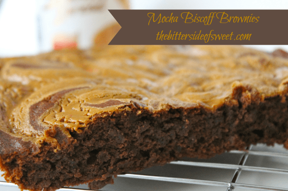 Mocha Biscoff Brownies | thebittersideofsweet.com #frostingcreations #brownies #biscoff#tastereal Mocha Biscoff Brownies | thebittersideofsweet.com #frostingcreations #brownies #biscoff#tastereal