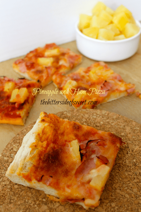 Pineapple and Ham Pizza | thebittersideofsweet.com #pizza #pineapple #dinner #quickrise Pineapple and Ham Pizza | thebittersideofsweet.com #pizza #pineapple #dinner #quickrise