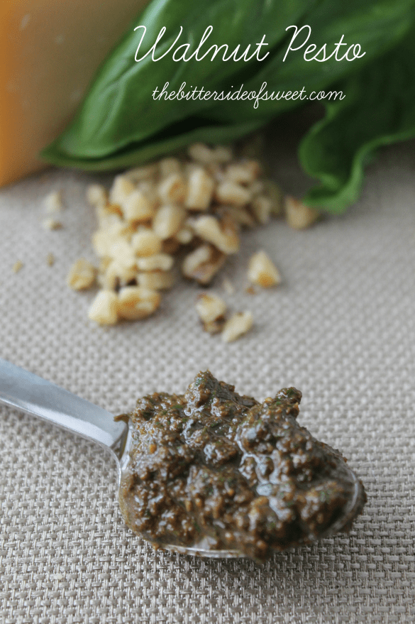 Walnut Pesto | thebittersideofsweet.com #italian #walnuts #pesto Walnut Pesto | thebittersideofsweet.com #italian #walnuts #pesto