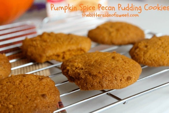 Nothing says fall like these Pumpkin Spice Pecan Pudding Cookies!! | thebittersideofsweet.com #pumpkinspice #pudding #cookies Nothing says fall like these Pumpkin Spice Pecan Pudding Cookies!! | thebittersideofsweet.com #pumpkinspice #pudding #cookies