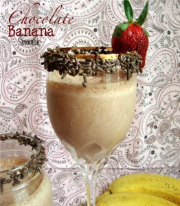 chocolate banana smoothie