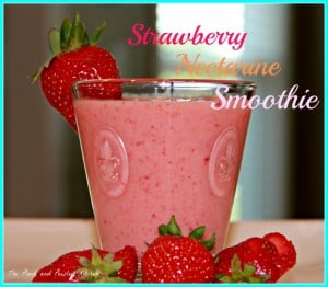strawberry nectarine smoothie