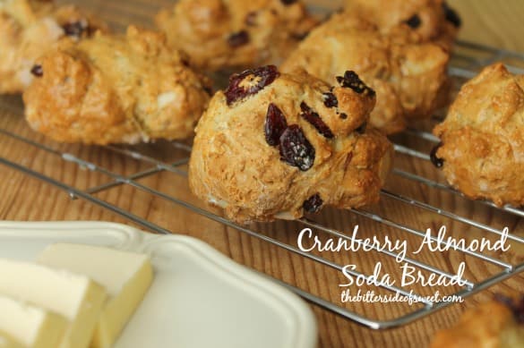 Cranberry Almond Soda Bread | thebittersideofsweet.com #luckoftheirishweek Cranberry Almond Soda Bread | thebittersideofsweet.com #luckoftheirishweek