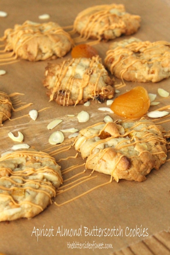 Apricot Almond Butterscotch Cookies | thebittersideofsweet.com Apricot Almond Butterscotch Cookies | thebittersideofsweet.com