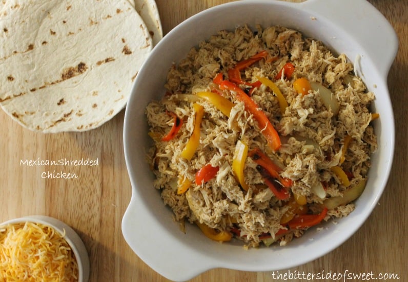 Mexican Shredded Chicken | thebittersideofsweet.com #mexican #chicken #dinner Mexican Shredded Chicken | thebittersideofsweet.com #mexican #chicken #dinner