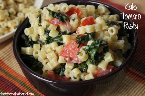 Kale Tomato Pasta | thebittersideofsweet.com Kale Tomato Pasta | thebittersideofsweet.com