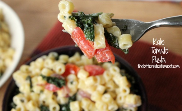 Kale Tomato Pasta | thebittersideofsweet.com Kale Tomato Pasta | thebittersideofsweet.com