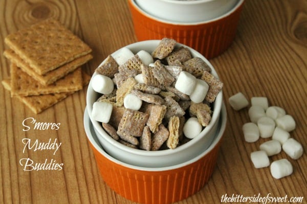 S'mores Muddy Buddies | thebittersideofsweet.com #smoresweek S'mores Muddy Buddies | thebittersideofsweet.com #smoresweek