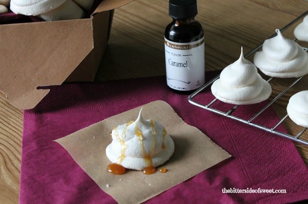 Salted Caramel Meringue Cookies | thebittersideofsweet.com Salted Caramel Meringue Cookies | thebittersideofsweet.com