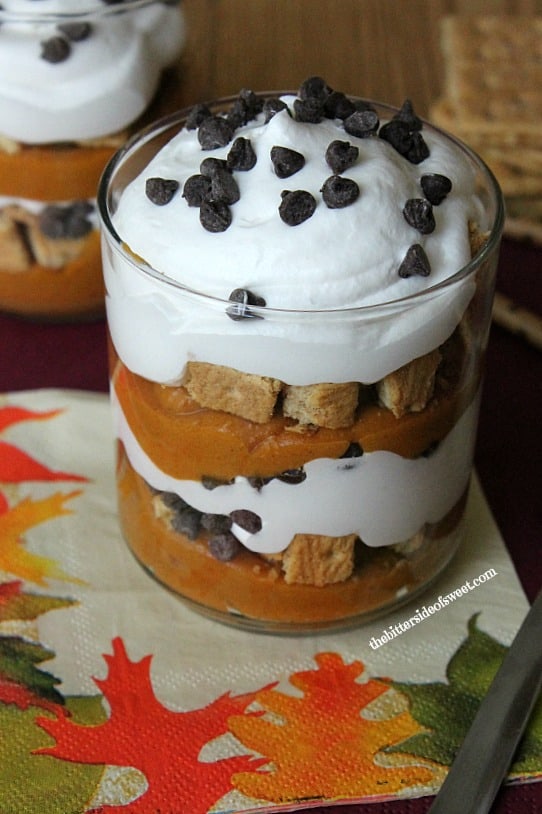 Pumpkin Spice Pudding Parfaits | thebittersideofsweet.com Pumpkin Spice Pudding Parfaits | thebittersideofsweet.com