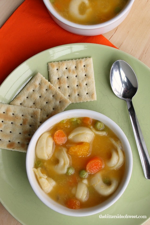 Roasted Butternut Squash Tortellii Soup