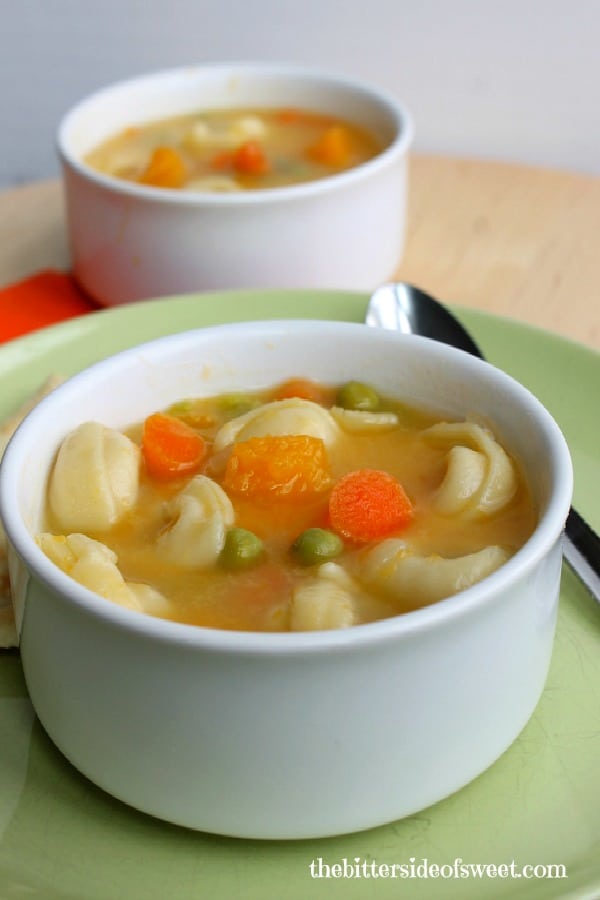 Roasted Butternut Squash Tortellini Soup 3