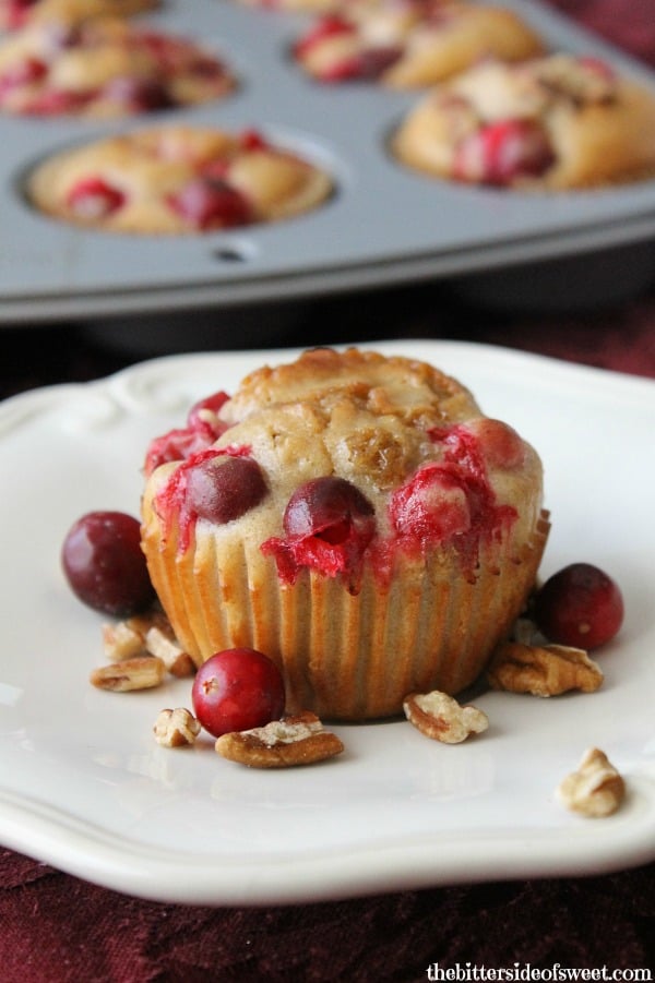 Cranberry Pecan Muffins | thebittersideofsweet.com Cranberry Pecan Muffins | thebittersideofsweet.com