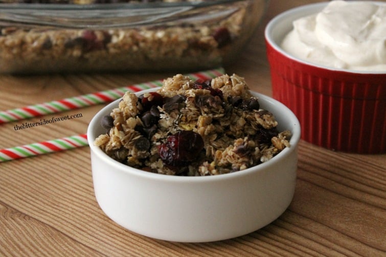 Chocolate Cranberry Granola | thebittersideofsweet Chocolate Cranberry Granola | thebittersideofsweet