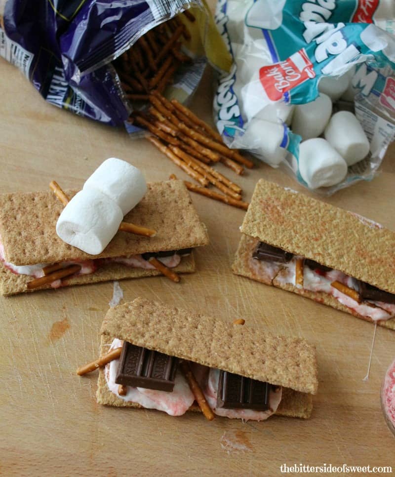Peppermint Pretzel S'mores 3