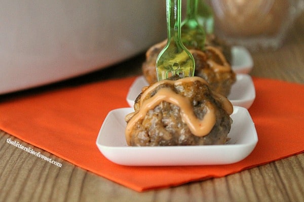 Thousand Island Meatballs | thebittersideofsweet.com Thousand Island Meatballs | thebittersideofsweet.com