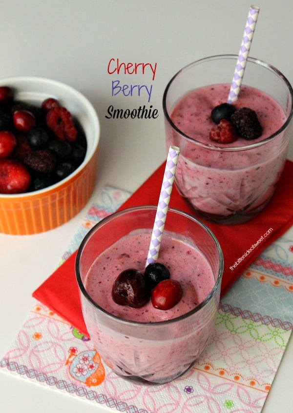 Cherry Berry Smoothie - The Bitter Side of Sweet Cherry Berry Smoothie - The Bitter Side of Sweet