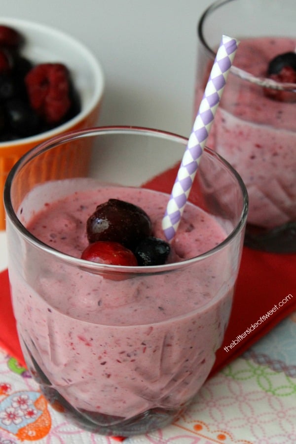 Cherry Berry Smoothie - The Bitter Side of Sweet Cherry Berry Smoothie - The Bitter Side of Sweet