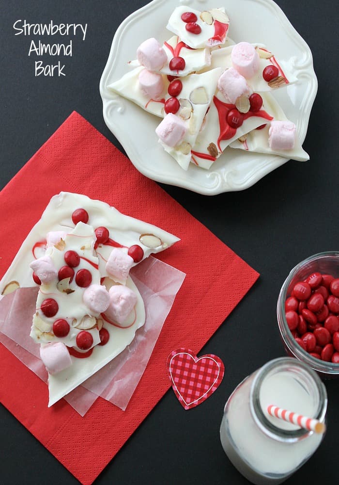Strawberry Almond Bark - The Bitter Side of Sweet