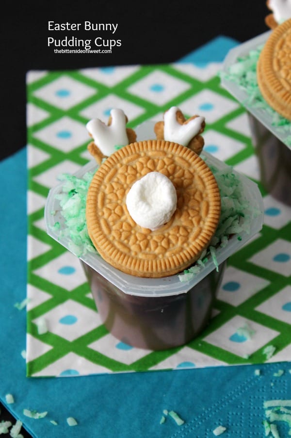 Easter Bunny Pudding Cups 2