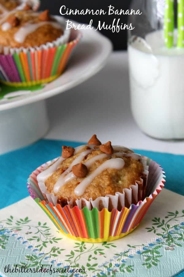 Cinnamon Banana Bread Muffins