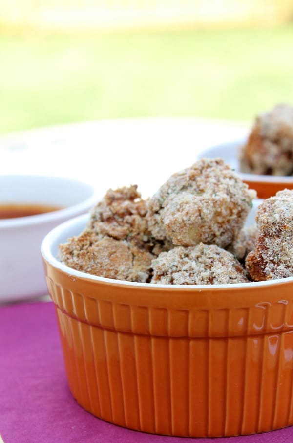 Baked BBQ Chicken Nuggets HERO