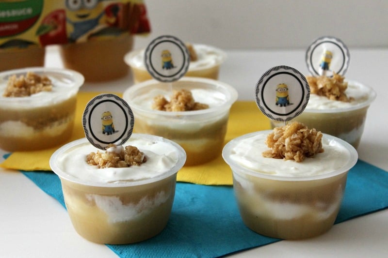 Cinnamon Applesauce Parfaits - The Bitter Side of Sweet #MottsAndMinions #CollectiveBias