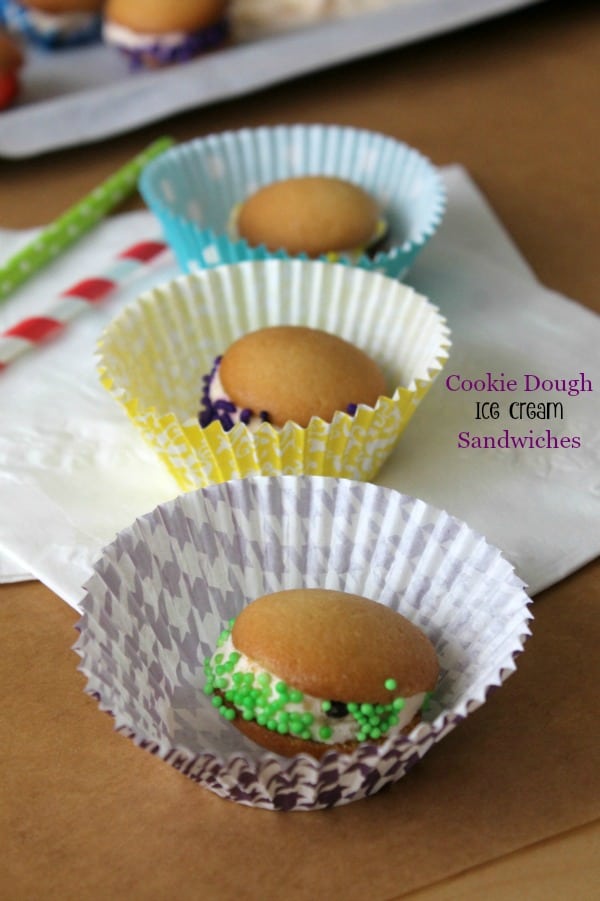 Cookie Dough Ice Cream Sandwiches - The Bitter Side of Sweet #InsideOutMovieNight #CollectiveBias