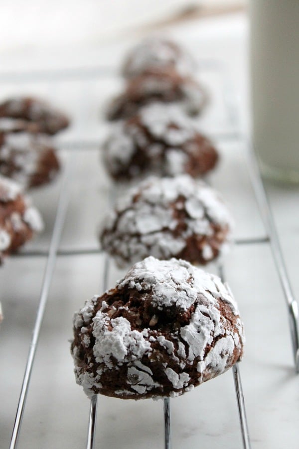 Coconut Crinkle Cookies - The Bitter Side of Sweet