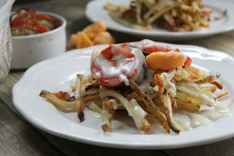 Ratatouille Poutine | The Bitter Side of Sweet #SundaySupper #FWCon