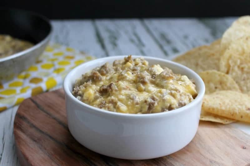 Cheesy Sausage Dip | The Bitter Side of Sweet