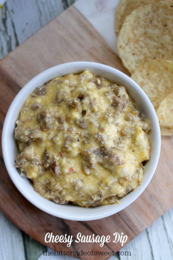 Cheesy Sausage Dip | The Bitter Side of Sweet