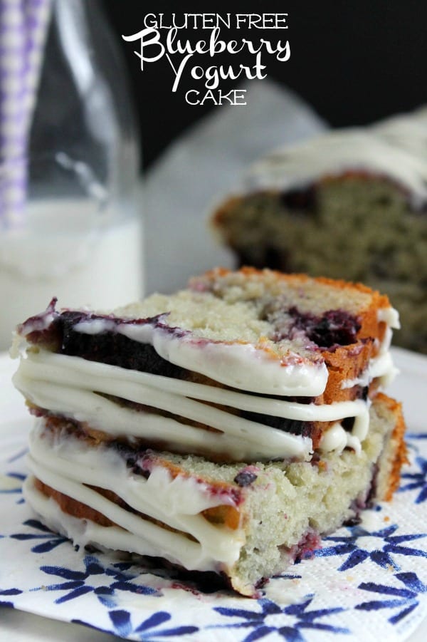 Gluten Free Blueberry Yogurt Cake | The Bitter Side of Sweet