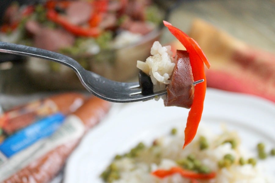 Turkey Veggie Rice | The Bitter Side of Sweet Sponsored by Hillshire Farm®