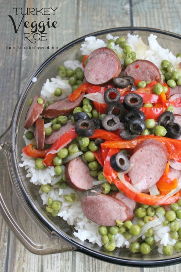 Turkey Veggie Rice | The Bitter Side of Sweet Sponsored by Hillshire Farm®