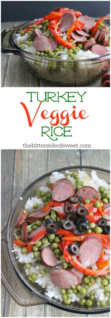Turkey Veggie Rice | The Bitter Side of Sweet Sponsored by Hillshire Farm®