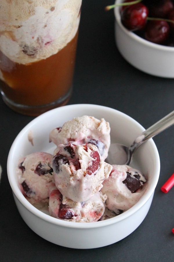 Cherry Vanilla Root Beer Float | The Bitter Side of Sweet #ad