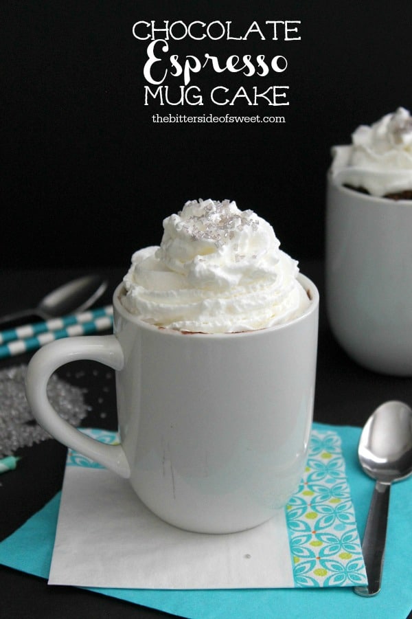 Chocolate Espresso Mug Cake | The Bitter Side of Sweet #SummerCravings #stonyfieldblogger #prAna